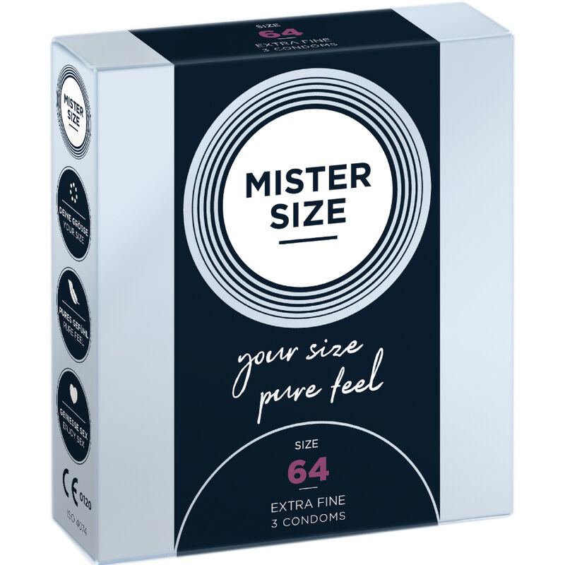 MISTER SIZE - CONDOMS SIZE XXL 64 MM (3 UNITS) - Amore24