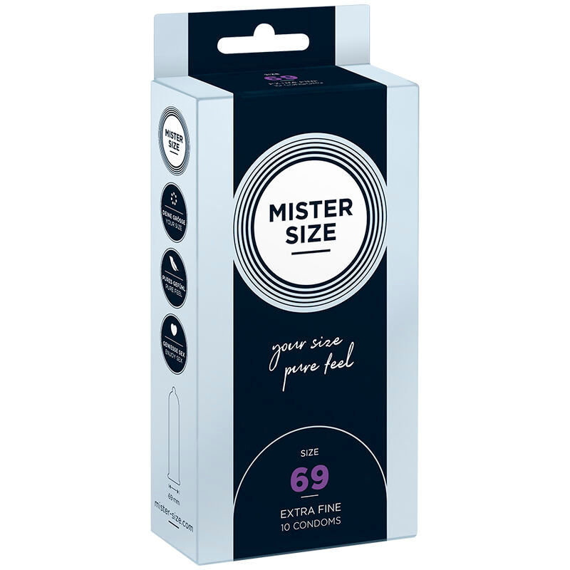 MISTER SIZE - CONDOMS SIZE XXXL 69 MM (10 UNITS) - Amore24