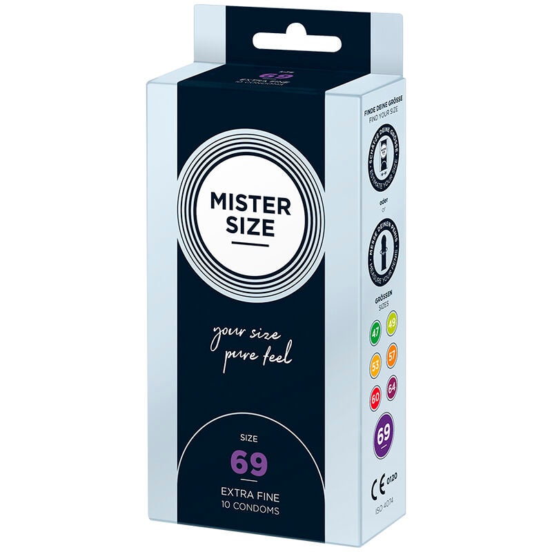 MISTER SIZE - CONDOMS SIZE XXXL 69 MM (10 UNITS) - Amore24