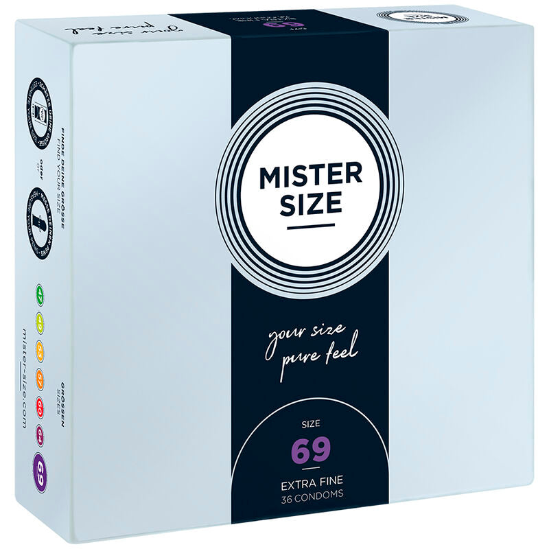 MISTER SIZE - CONDOMS SIZE XXXL 69 MM (36 UNITS) - Amore24