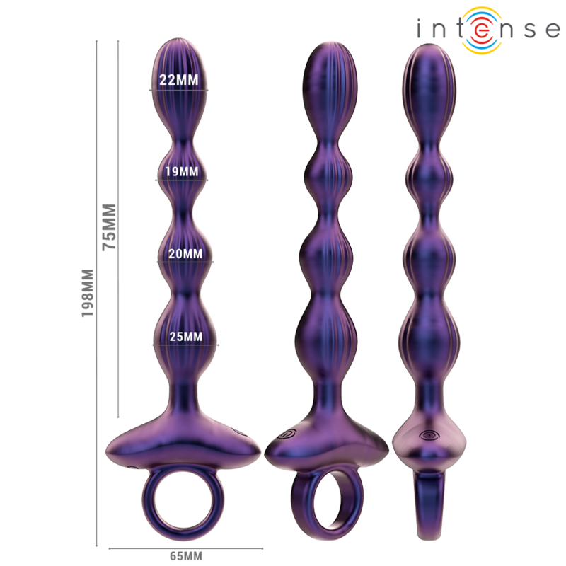 INTENSE - JACKIE VIBRATING ANAL PLUG MODEL 1 REMOTE CONTROL - Amore24