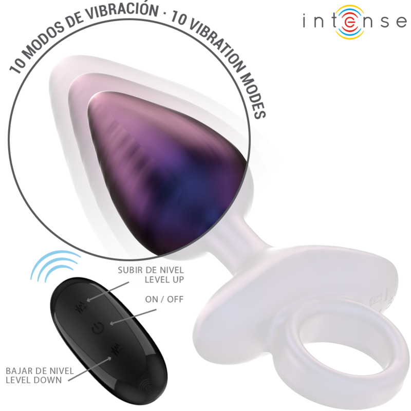 INTENSE - MICHAEL VIBRATING ANAL PLUG MODEL 2 REMOTE CONTROL - Amore24