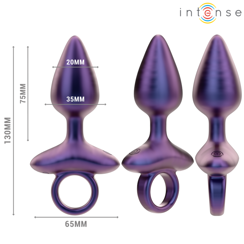 INTENSE - MICHAEL VIBRATING ANAL PLUG MODEL 2 REMOTE CONTROL - Amore24