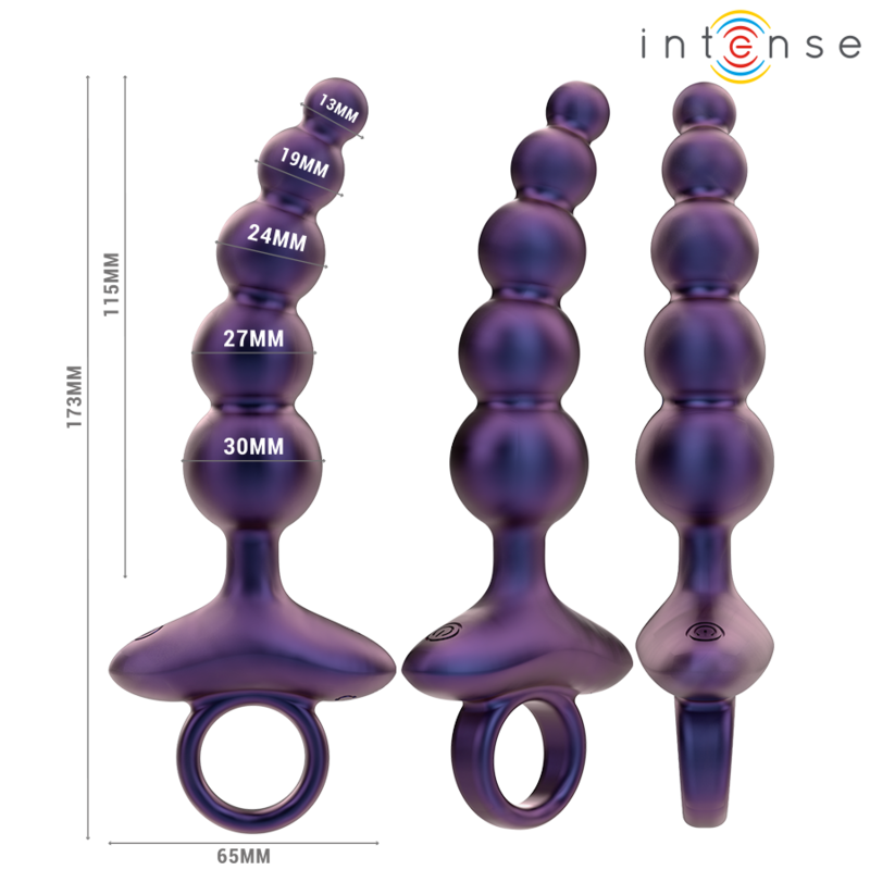 INTENSE - TITO VIBRATING ANAL PLUG MODEL 3 REMOTE CONTROL - Amore24