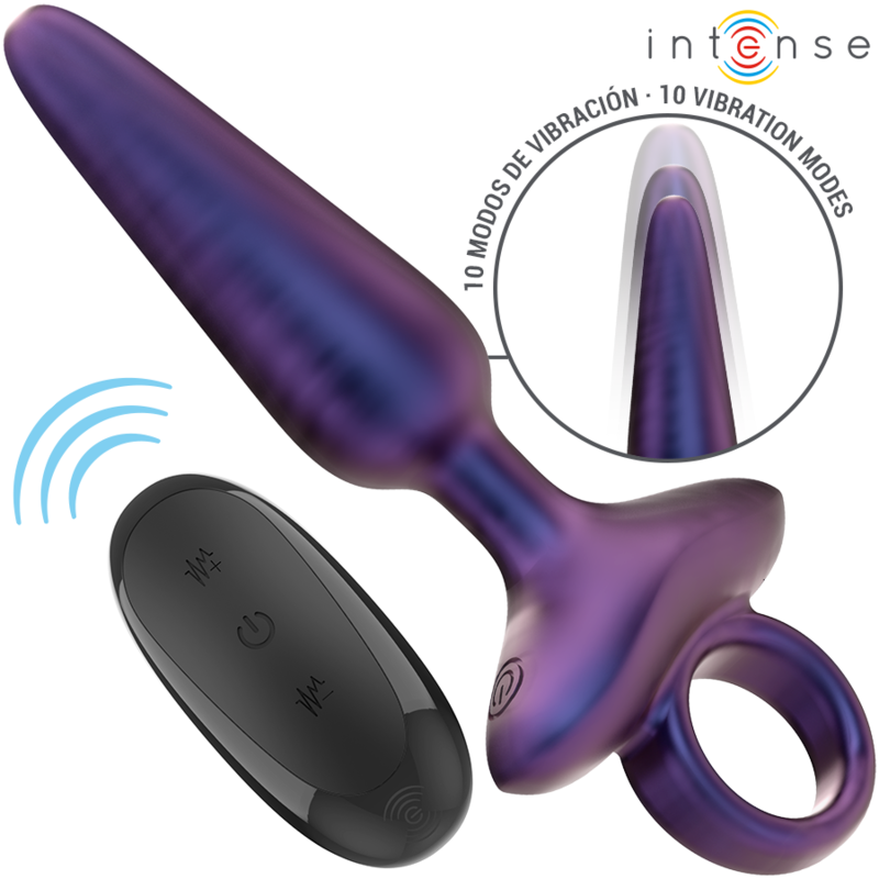 INTENSE - MARLON VIBRATING ANAL PLUG MODEL 4 REMOTE CONTROL - Amore24