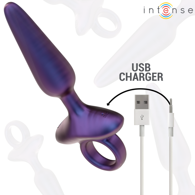 INTENSE - MARLON VIBRATING ANAL PLUG MODEL 4 REMOTE CONTROL - Amore24