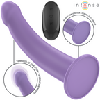 INTENSE - EDDIE VIBRATOR 17.5 CM 10 VIBRATIONS PURPLE REMOTE CONTROL - Amore24