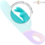INTENSE - MONICA RABBIT VIBRATOR WITH ROTATING G-SPOT STIMULATOR BLUE - Amore24