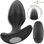 INTENSE - JOEY ANAL PLUG 10 VIBRATIONS BLACK REMOTE CONTROL - Amore24