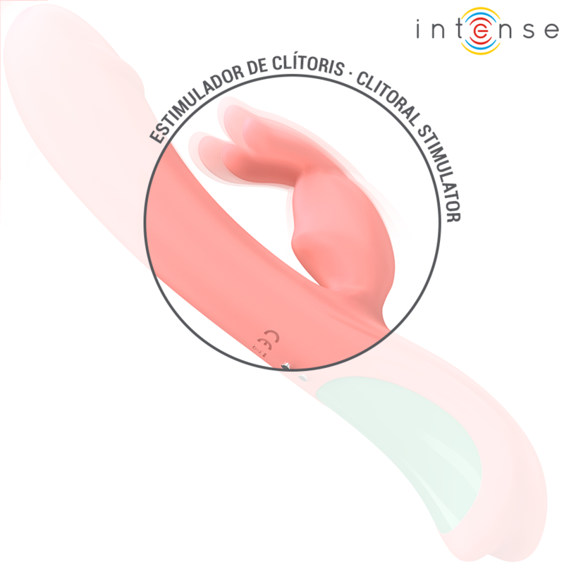 INTENSE - RACHEL RABBIT VIBRATOR 5 VIBRATIONS PINK - Amore24