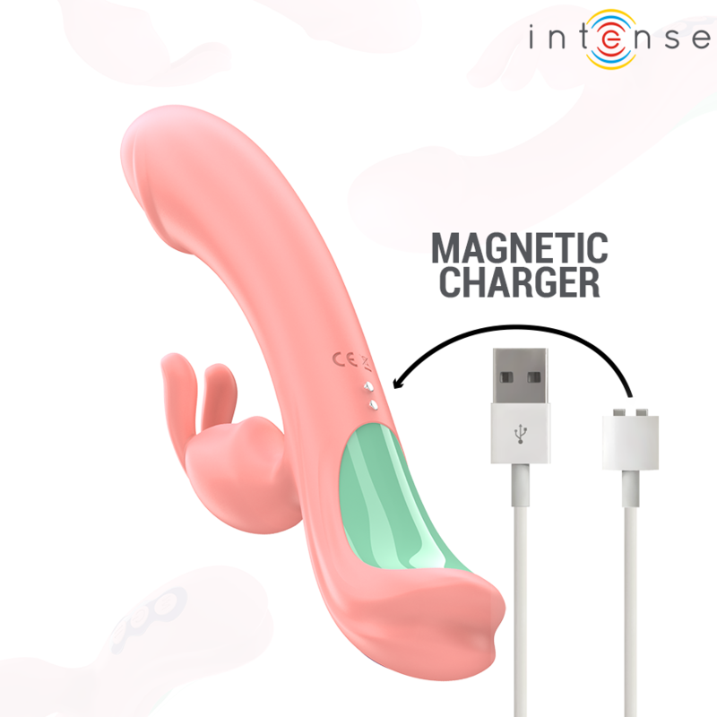 INTENSE - RACHEL RABBIT VIBRATOR 5 VIBRATIONS PINK - Amore24