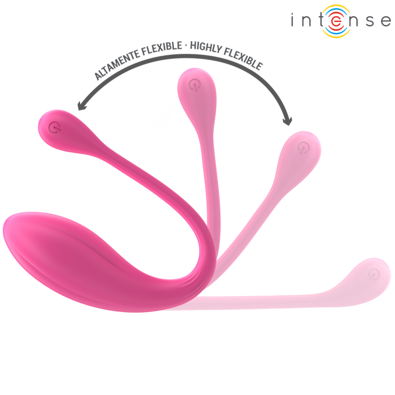 INTENSE - JANICE U VIBRATOR DOUBLE STIMULATION 10 VIBRATIONS PINK REMOTE CONTROL - Amore24