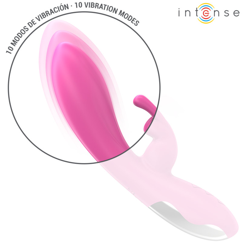 INTENSE - RANDALL RABBIT VIBRATOR 10 VIBRATIONS PINK - Amore24