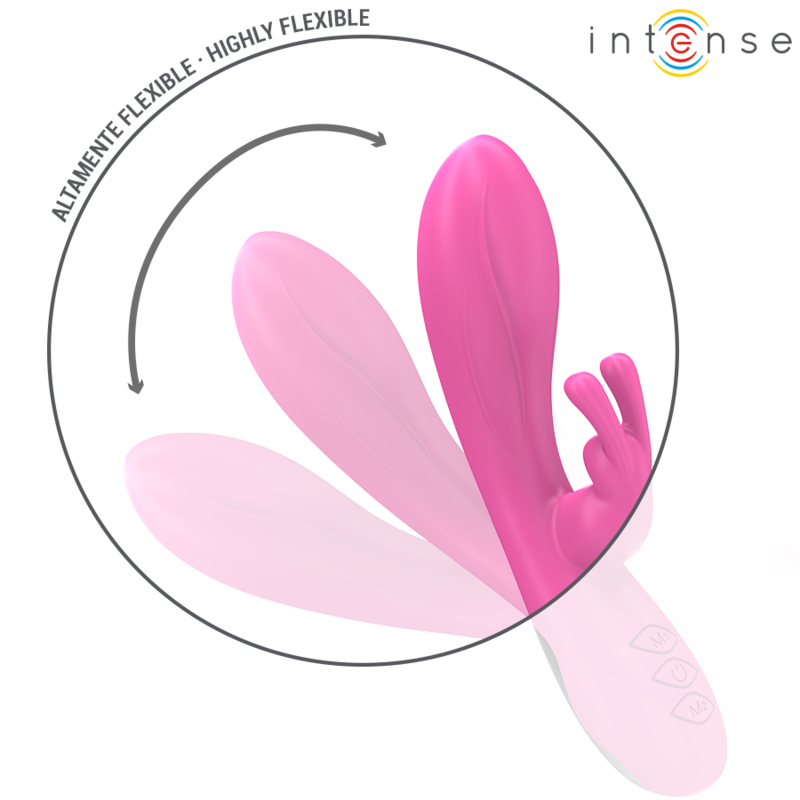 INTENSE - RANDALL RABBIT VIBRATOR 10 VIBRATIONS PINK - Amore24