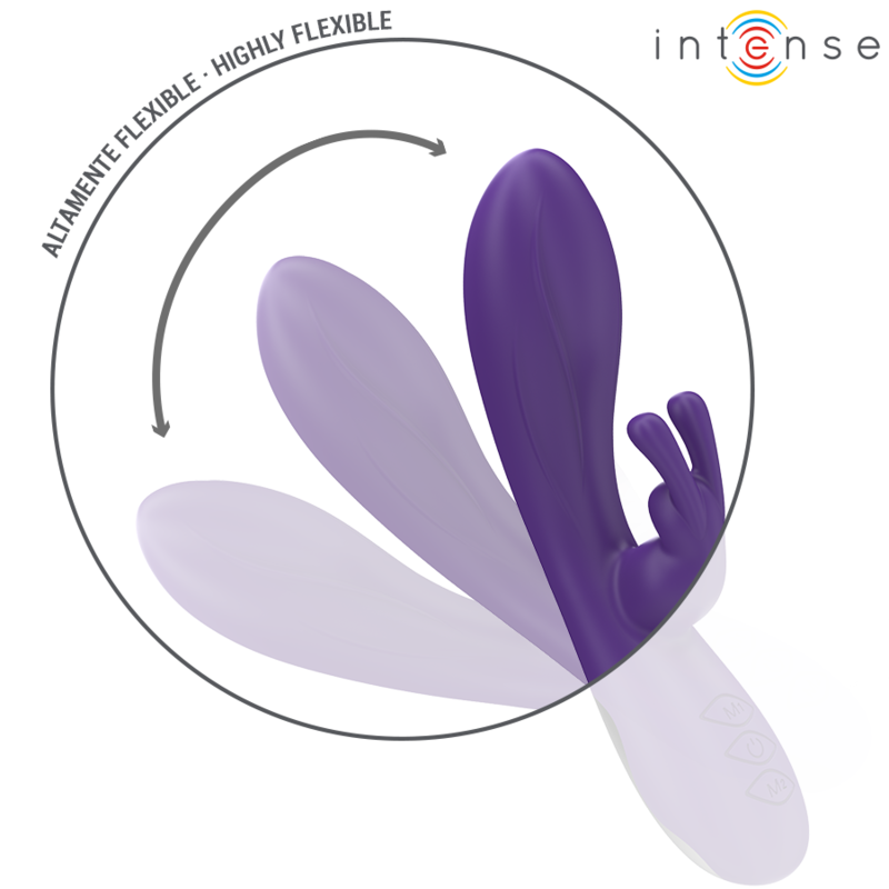 INTENSE - RANDALL RABBIT VIBRATOR 10 VIBRATIONS PURPLE - Amore24