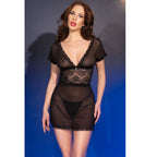 CHILIROSE - CR 4830 BABYDOLL BLACK S - Amore24