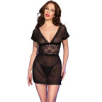 CHILIROSE - CR 4830 BABYDOLL BLACK S - Amore24