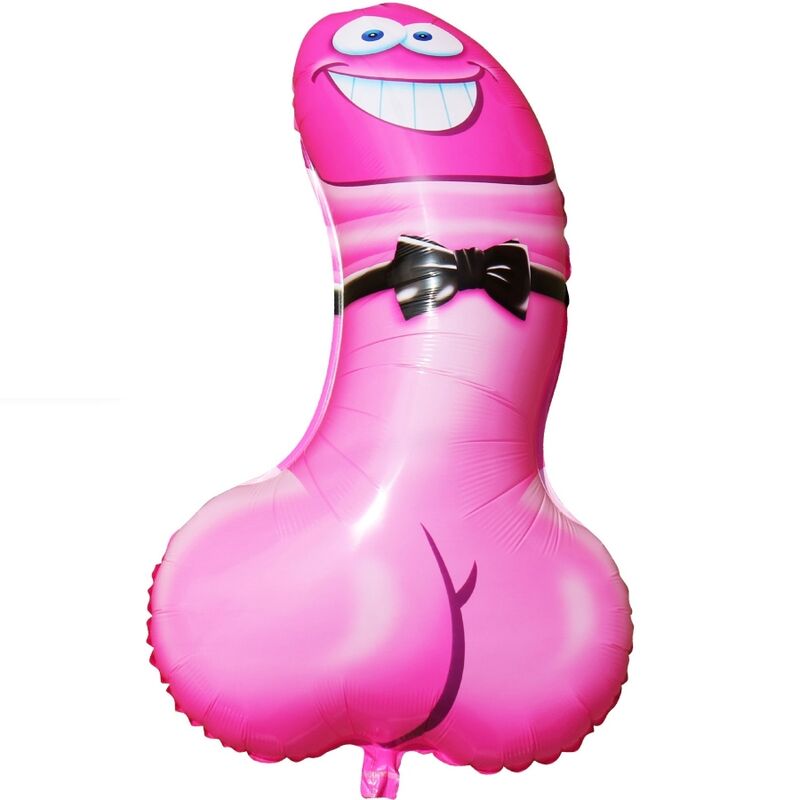 DIABLO PICANTE - PENIS SHAPED PARTY BALLOON PINK - Amore24