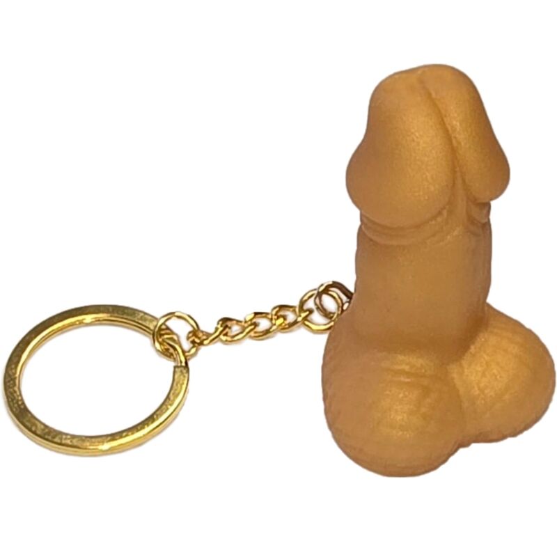 DIABLO PICANTE - GOLDEN PENIS SHAPED KEYCHAIN - Amore24