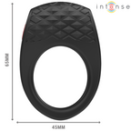 INTENSE - CLOVER VIBRATOR PENIS RING 10 VIBRATIONS BLACK - Amore24