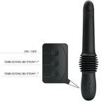PRETTY LOVE - PAZUZU VIBRATOR 3 THRUST MODES BLACK - Amore24