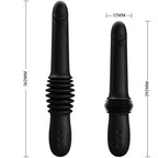 PRETTY LOVE - PAZUZU VIBRATOR 3 THRUST MODES BLACK - Amore24