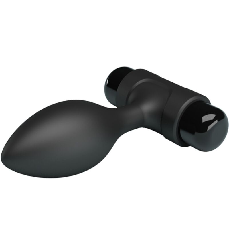 PRETTY LOVE - VIBRA BUTT 10 VIBRATIONS ANAL PLUG BLACK - Amore24
