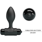 PRETTY LOVE - VIBRA BUTT 10 VIBRATIONS ANAL PLUG BLACK - Amore24