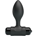 PRETTY LOVE - VIBRA BUTT 10 VIBRATIONS ANAL PLUG BLACK - Amore24