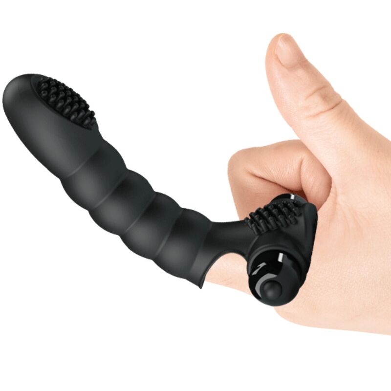 PRETTY LOVE - ALEXANDER FINGER VIBRATOR 10 VIBRATIONS BLACK - Amore24