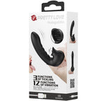 PRETTY LOVE - HOBGOBLIN VIBRATING FINGER CASE 12 VIBRATIONS + CLITORIS STIMULATOR BLACK - Amore24
