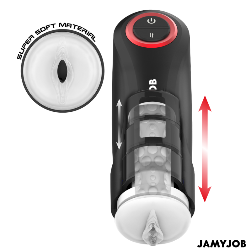 JAMYJOB - GRAVITY AUTOMATIC VAGINA MASTURBATOR 5 THRUSTING MODES AND SOUND EFFECT - Amore24