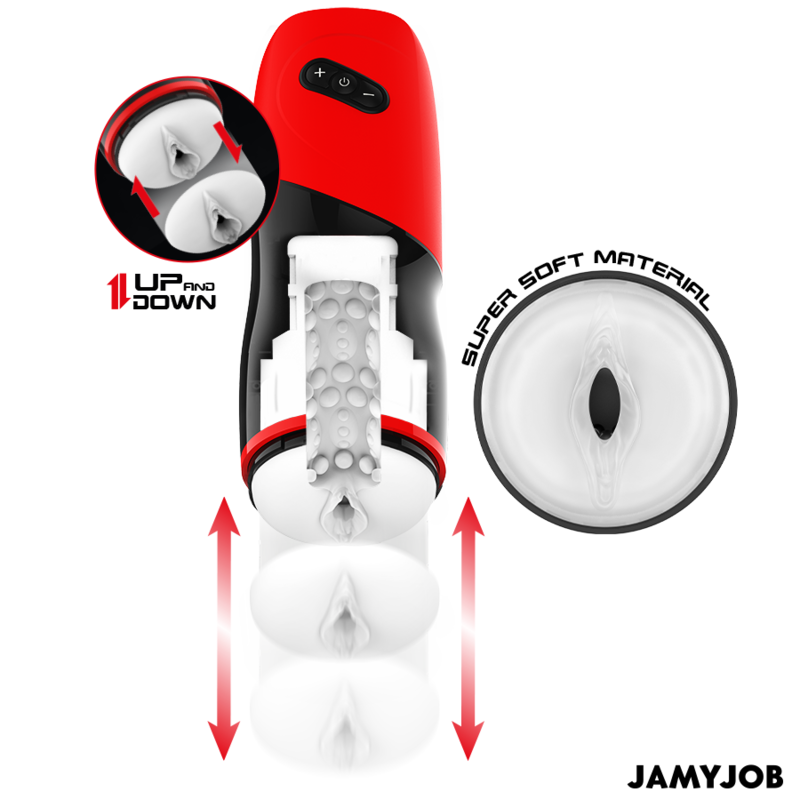 JAMYJOB - XPEED AUTOMATIC VAGINA MASTURBATOR 5 THRUSTING MODES AND SOUND EFFECT - Amore24