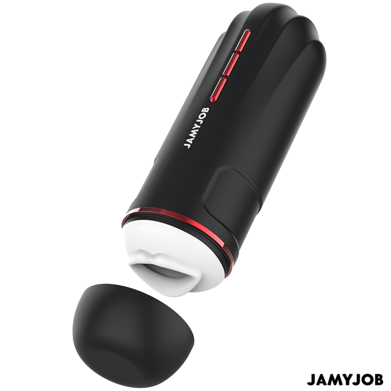 JAMYJOB - MEGABITE AUTOMATIC MOUTH MASTURBATOR 5 SUCTION AND VIBRATION MODES - Amore24