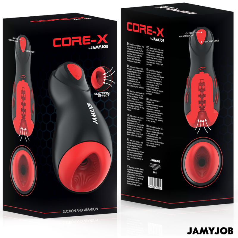 JAMYJOB - CORE-X AUTOMATIC MASTURBATOR 5 SUCTION AND VIBRATION MODES - Amore24