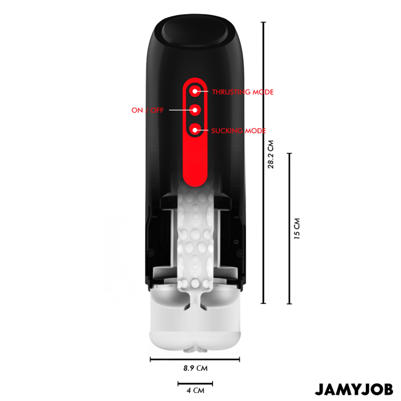 JAMYJOB - PHANTOM AUTOMATIC VAGINA MASTURBATOR 5 SUCTION AND THRUST MODES - Amore24