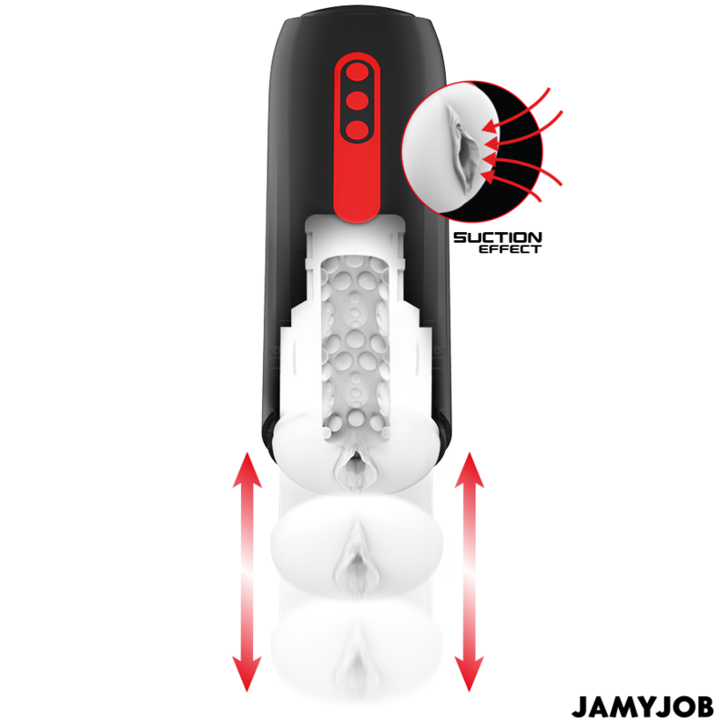 JAMYJOB - PHANTOM AUTOMATIC VAGINA MASTURBATOR 5 SUCTION AND THRUST MODES - Amore24