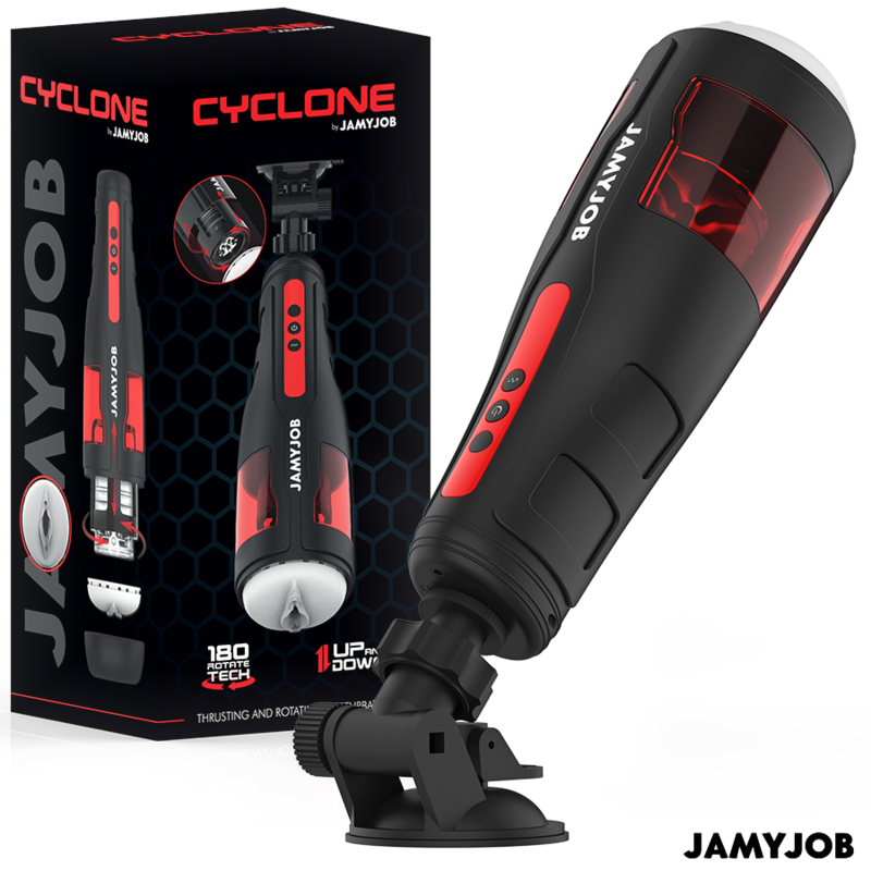 JAMYJOB - CYCLONE AUTOMATIC VAGINA MASTURBATOR 10 ROTATION AND THRUST MODES - Amore24