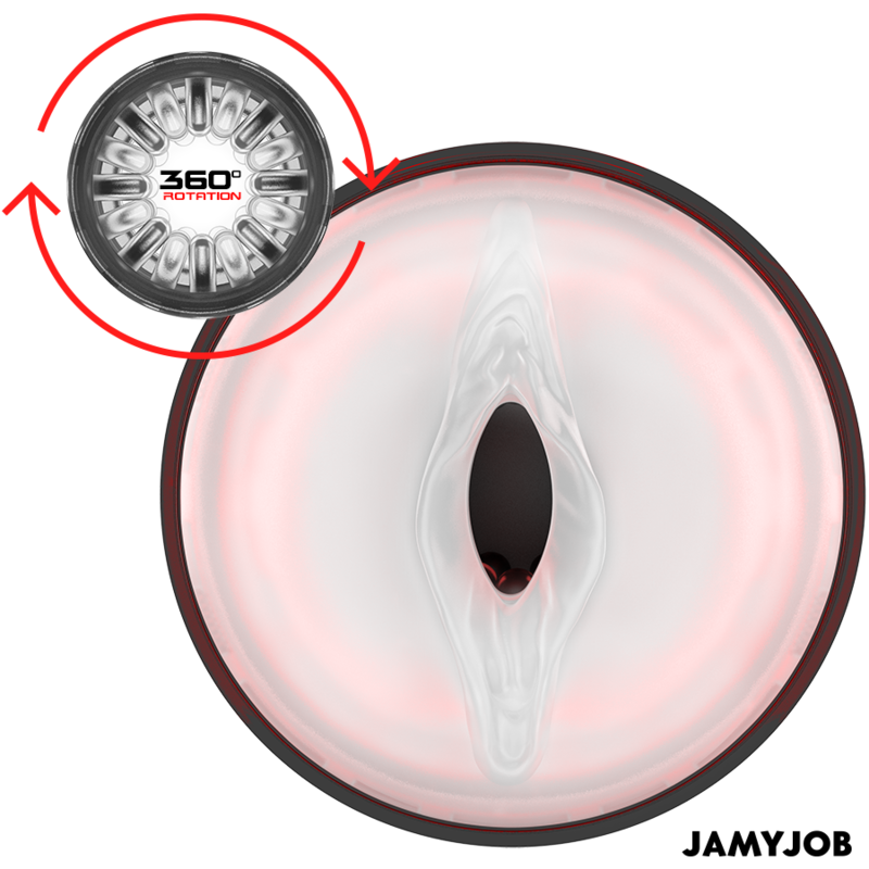 JAMYJOB - CYCLONE AUTOMATIC VAGINA MASTURBATOR 10 ROTATION AND THRUST MODES - Amore24