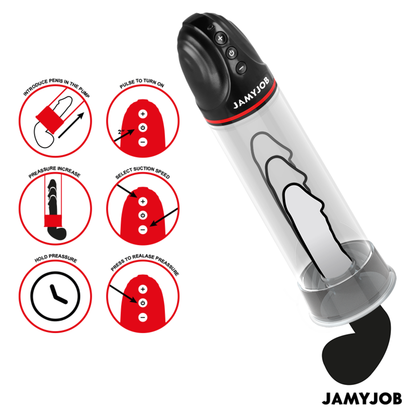 JAMYJOB - XPAND AUTOMATIC PUMP 3 SUCTION LEVELS GREY - Amore24