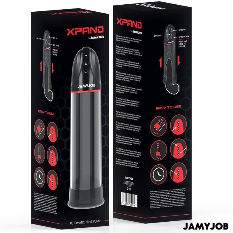 JAMYJOB - XPAND AUTOMATIC PUMP 3 SUCTION LEVELS GREY - Amore24