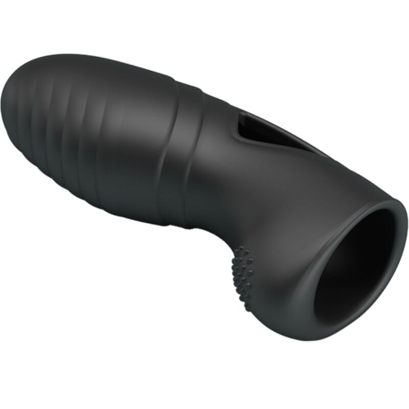 PRETTY LOVE - ALAN SILICONE FINGER VIBRATOR BLACK - Amore24