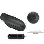PRETTY LOVE - GILO SILICONE FINGER VIBRATOR BLACK - Amore24