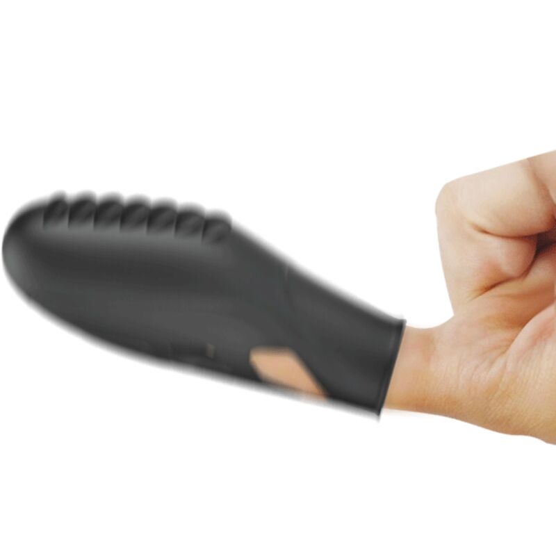 PRETTY LOVE - GILO SILICONE FINGER VIBRATOR BLACK - Amore24