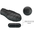 PRETTY LOVE - LICH SILICONE FINGER VIBRATOR BLACK - Amore24
