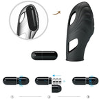 PRETTY LOVE - LICH SILICONE FINGER VIBRATOR BLACK - Amore24