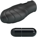 PRETTY LOVE - LICH SILICONE FINGER VIBRATOR BLACK - Amore24