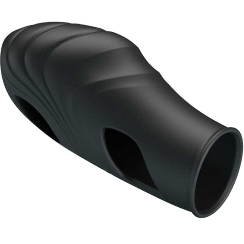 PRETTY LOVE - LICH SILICONE FINGER VIBRATOR BLACK - Amore24