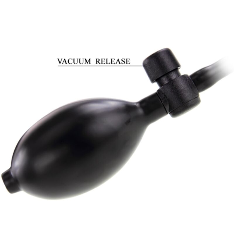 PRETTY LOVE - INFLATABLE ANAL PLUG BLACK - Amore24