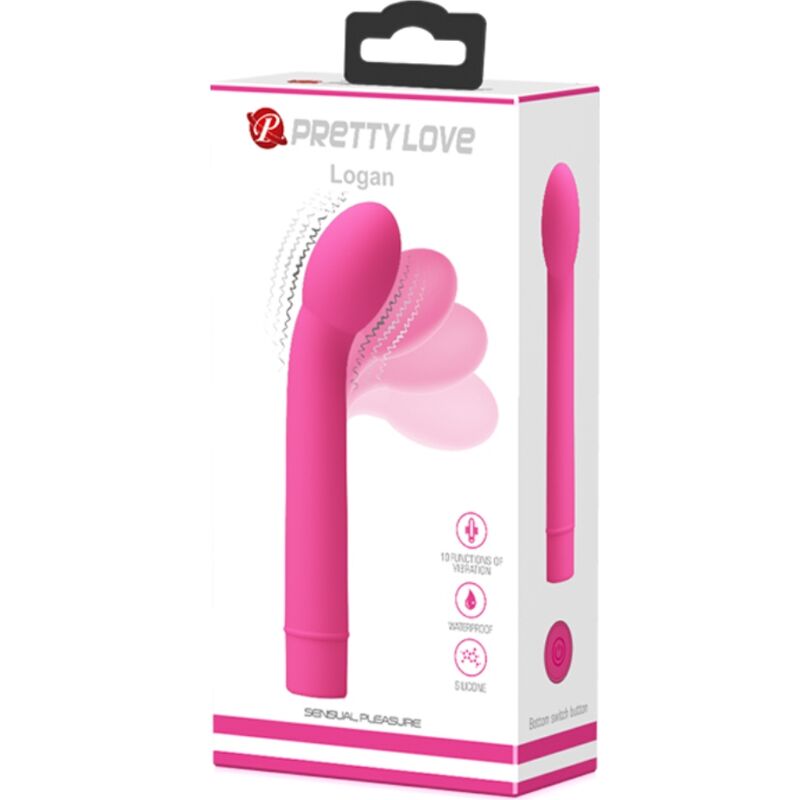 PRETTY LOVE - LOGAN G-SPOT VIBRATOR 10 VIBRATIONS PINK - Amore24